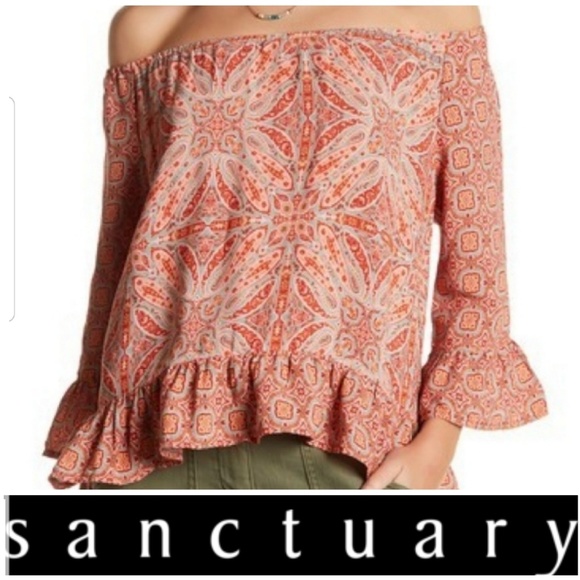 Sanctuary Tops - Off the Shoulder Blouse